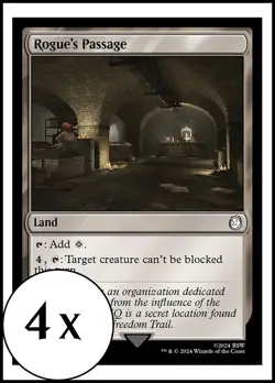 MTG - 4 x Rogue's Passage - Playset 4x x4 - Universes Beyond: Fallout - Image 1