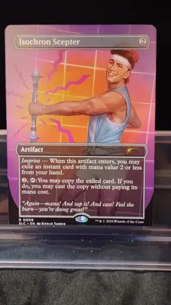 Isochron Scepter Secret Lair Encyclopedia of Magic NM MTG - Image 1