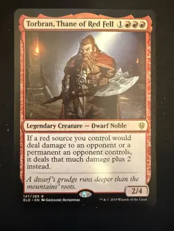 Torbran, Thane of Red Fell 147 - R - Throne of Eldraine - Normal - MTG - LP - Image 1