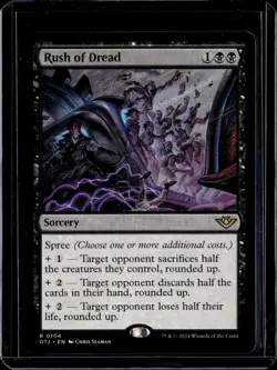 Rush Of Dread - 104 - OTJ - NM - MTG Magic the Gathering - Image 1