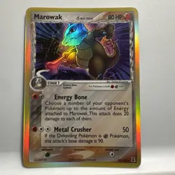 Marowak 10/113 Reverse Holo Delta Species Pokemon 2005 - Image 1