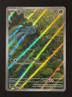 2023 Pokemon MEWen 151 (English) 166/165 Bulbasaur - Image 1
