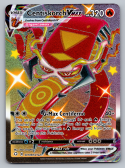 Centiskorch VMAX Pokemon Shining Fates SV109/SV122 Shiny Full Art Ultra Rare NM - Image 1