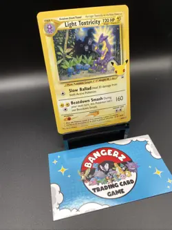 Pokemon TCG Light Toxtricity SWSH137 Celebrations 25th Black Star Promo Holo - Image 3