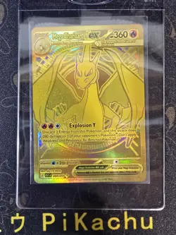 Mega Charizard Y ex ASC EN 294/217 GOLD Hyper Rare Pokemon Ascended Heroes - Image 1