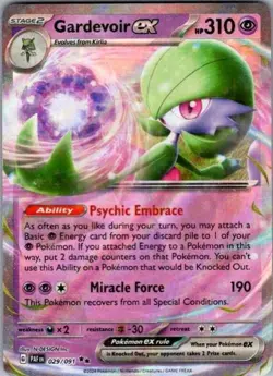 Pokemon TCG Pokemon Gardevoir ex Gardevoir Double Rare Holo - Image 1