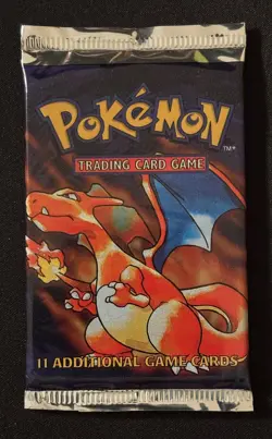 Factory Sealed - Base Set - Booster Pack - Vintage Pokemon 1999 WOTC - Charizard - Image 1