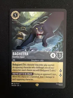 Disney Lorcana Bagheera - Guardian Jaguar 198/204 - Archazia's Island NM - Image 1