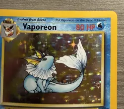 Pokemon TCG Vaporeon Holo Rare Card Jungle, 12/64, Lightly Played - Image 4