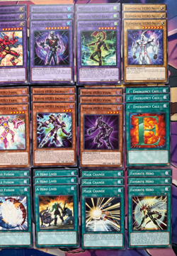 Elemental HERO Deck Core 54 Card Set Sunrise Vyon Neos AE NM YuGiOh - Image 3