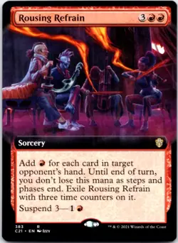 Rousing Refrain (Extended Art) Commander 2021, 383 NM - Image 1