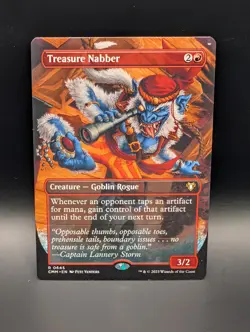 MTG - Treasure Nabber - BORDERLESS - Creature (Goblin Rogue) - CMM #645 - Rare - Image 1