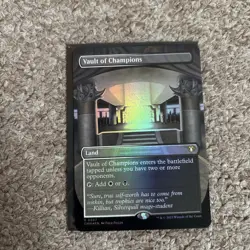 Vault of Champions (Borderless) Commander Masters CMM Foil NM - Image 1