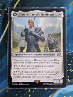 MTG Dion, Bahamut's Dominant - NM - Final Fantasy - Image 1