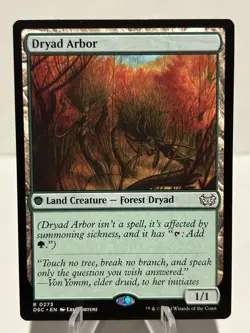 Dryad Arbor 273 R Commander: Duskmourn: House of Horror NM MTG - Image 1
