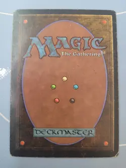 MTG Island of Wak-Wak Arabian Nights English Magic Rare Land Vintage PLAYED - Image 2
