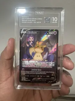 Mimikyu V Gem Mint TAG 10 swsh: Brilliant Stars TG16/TG30 Pokemon Card - Image 2