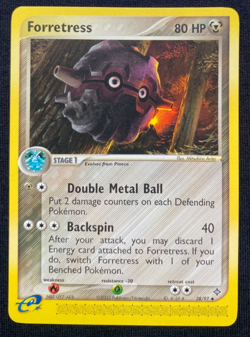 Forretress 28/97 Regular Pokemon Card EX Dragon Uncommon LP - Image 1