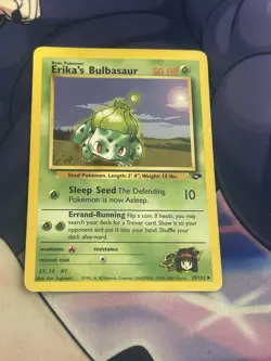 Pokemon Erika's Bulbasaur 39/132 Gym Challenge Uncommon Regular English 50 HP - Image 1