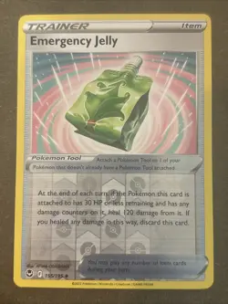 Emergency Jelly 155/195 Swsh12: Silver Tempest Reverse Holo Pokemon TCG NM - Image 1