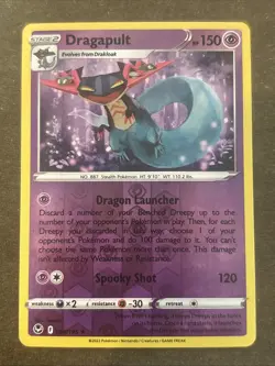 Dragapult Reverse Holo SWSH12: Silver Tempest 089/195 Pokemon TCG NM - Image 1