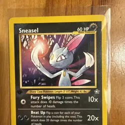 Sneasel - 25/111 - Pokemon Neo Genesis 1st Edition Rare Card WOTC NM - Image 5