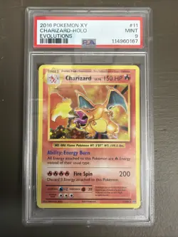 Pokemon XY Charizard Evolutions Holo PSA 9 Graded mint Slab - Image 1