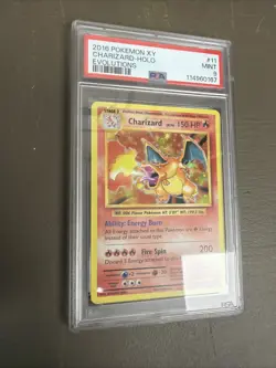 Pokemon XY Charizard Evolutions Holo PSA 9 Graded mint Slab - Image 2