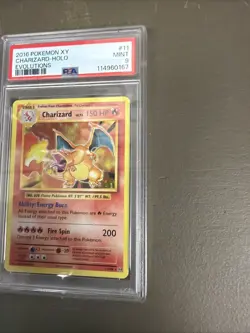 Pokemon XY Charizard Evolutions Holo PSA 9 Graded mint Slab - Image 3