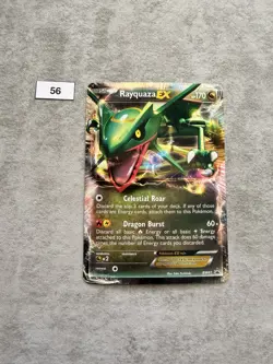 Rayquaza EX BW47 Black & White Holo Pokemon - Image 1