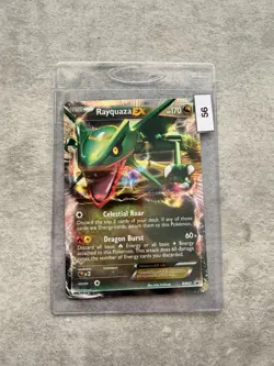 Rayquaza EX BW47 Black & White Holo Pokemon - Image 3