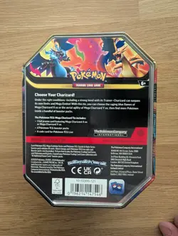 Pokemon TCG Mega Charizard X Ex Tin Sealed - Image 3