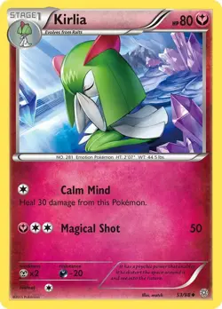 Kirlia #53/98 *REVERSE HOLO* (Ancient Origins) XY: AOR Pokemon NM *2015* - Image 3
