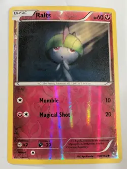 Ralts 100/162 - XY Breakthrough Reverse Pokemon Holo Foil Rare Nice! - Image 1