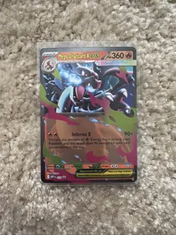 Pokemon: Mega Charizard X ex Ascended Heroes 029 Black Star Promo Full Art Holo - Image 1