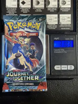 (VERY HEAVY) 31.03g Pokemon TCG Journey Together Booster Pack - Image 1