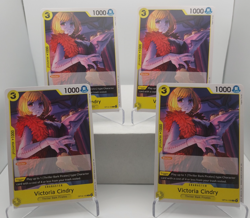 Victoria Cindry Playset - OP14-109 x4 - The Azure Sea's Seven - One Piece TCG - Image 1