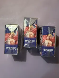 LOT OF 3 - One Piece OP-14 Double Pack Set Vol. 9- New Factory Sealed - Image 5