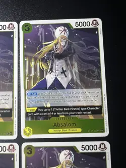 One Piece - Absalom Foil OP14-100 Playset (x4) - The Azure Sea's Seven NM - Image 2