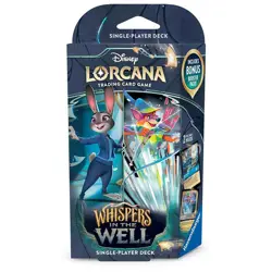 Disney Lorcana Whispers in the Well Sapphire & Steel Starter Deck - Image 1