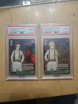 Psa 10 Weiss Schwarz AOT Falco / Gabi Sp Td Gold Signature Simultaneous Certs - Image 1