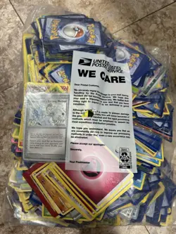 Huge Vintage Pokemon Collection Lot Over 600 Cards MP-DM UNSEARCHED - Image 1