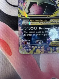 Pokemon TCG Mega M Tyranitar EX Holo Ultra Rare Card Ancient Origins 43/98 HP - Image 3