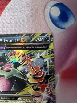 Pokemon TCG Mega M Tyranitar EX Holo Ultra Rare Card Ancient Origins 43/98 HP - Image 5