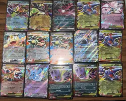 (15) Double Rare EX pokemon card lot English and Japanese - Image 1