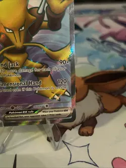Pokemon Alakazam EX Holo Ultra Rare TCG Scarlet and Violet 151 Card 188/165 - Image 5