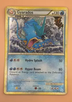 Gyarados 30/30 Pokemon TCG Holo Card HGSS Trainer Kit Gyarados & Raichu MP/LP - Image 1