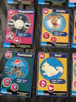 PokeTrivia Lot Of 12 Pokemon Cards Total Farfeth’d, Krabby And More - Image 2