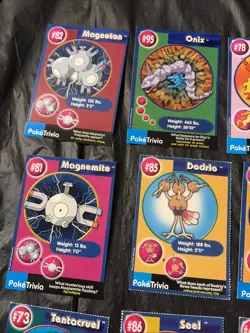 PokeTrivia Lot Of 12 Pokemon Cards Total Farfeth’d, Krabby And More - Image 5