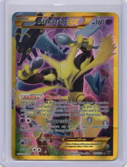 Pokemon Card - Alakazam EX - 125/124 - Fates Collide - 2016 - Image 1